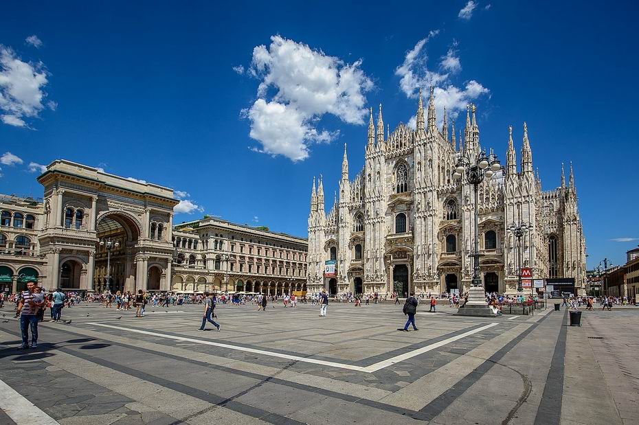 Piazza del Duomo Milánó