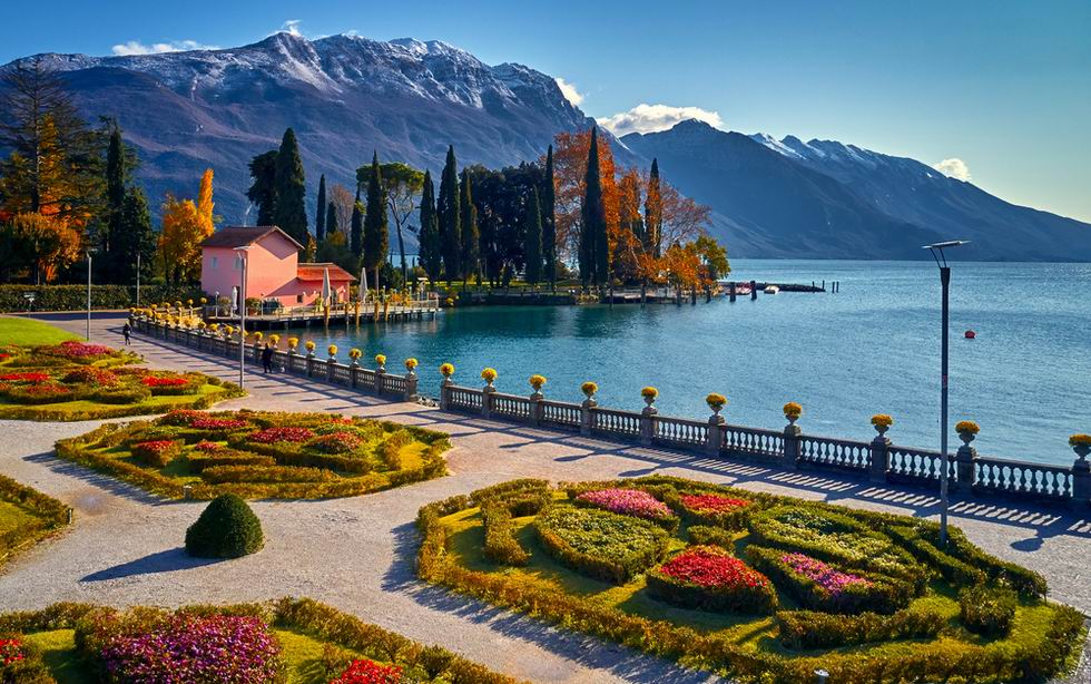 Riva del Garda tóparti sétány