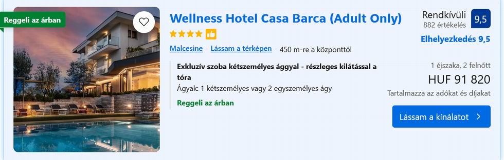 Wellness Hotel Casa Barca Malcesine