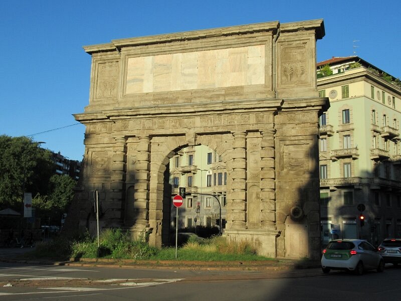 Porta Romana városkapu Milánó