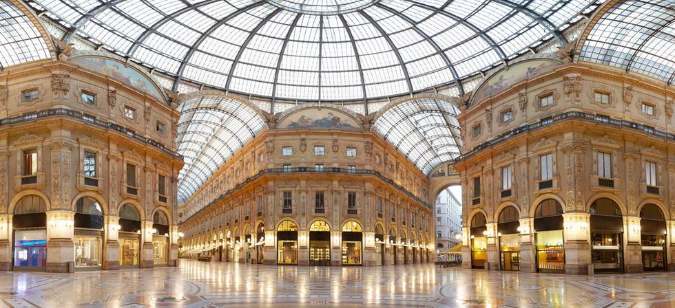 Galleria Vittorio Emanuele II - Piazza del Duomo Milánó