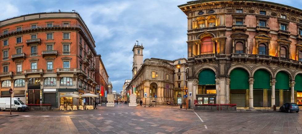 Piazza Mercanti Milánó