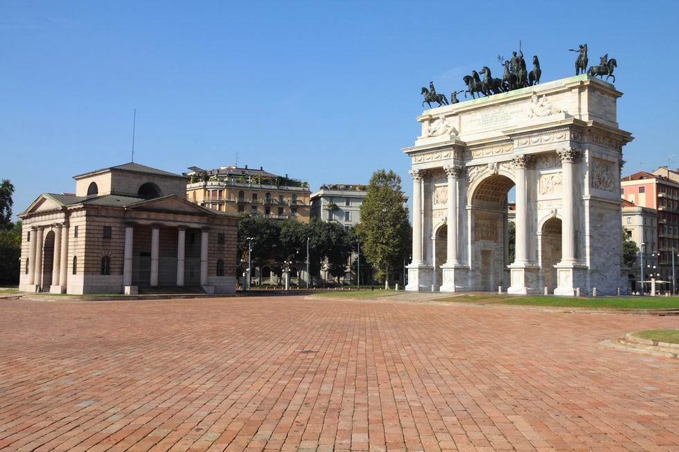 parco sempione - Arco della Pace - Milánó